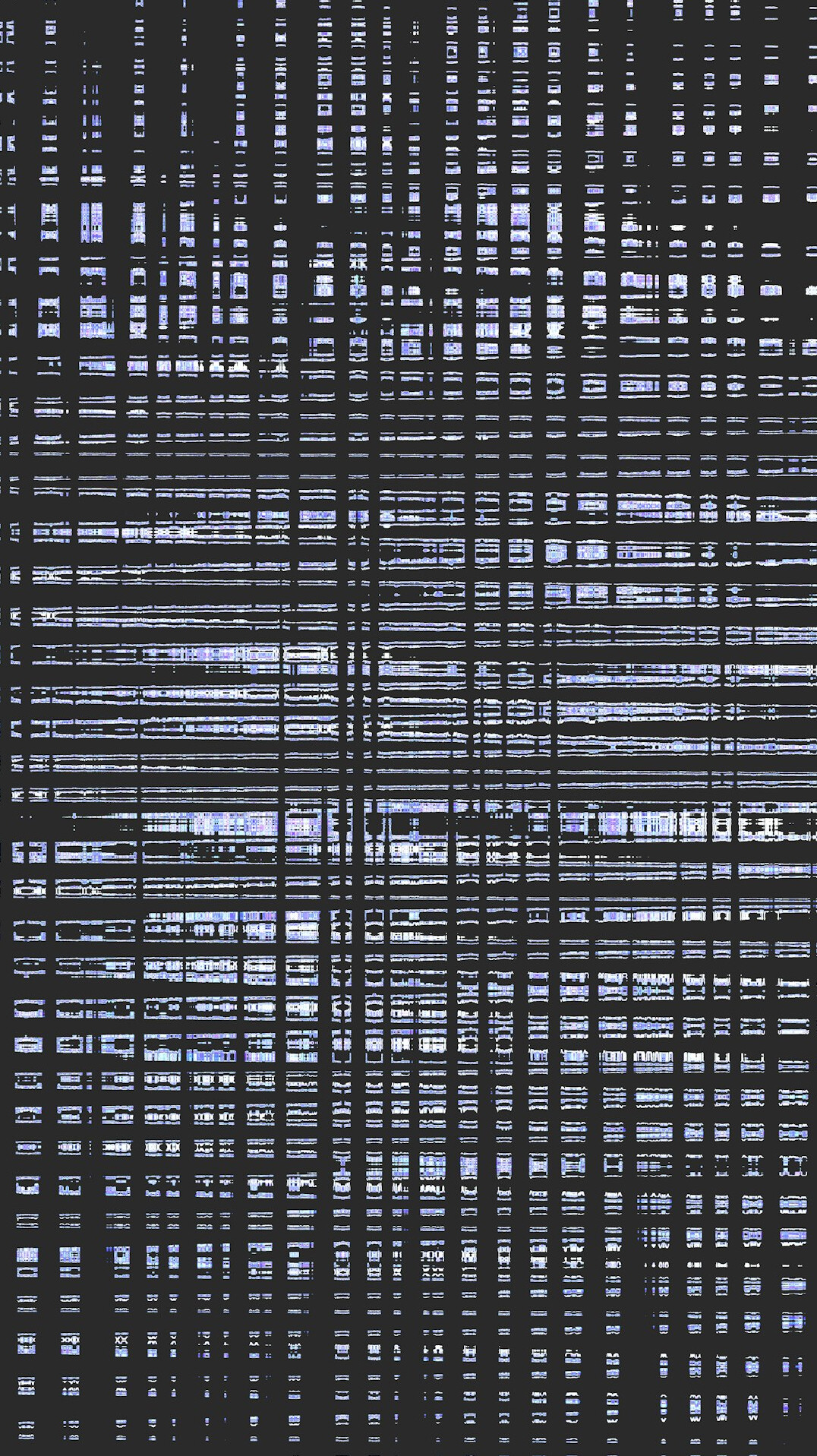 Close-up of code lines on a dark screen