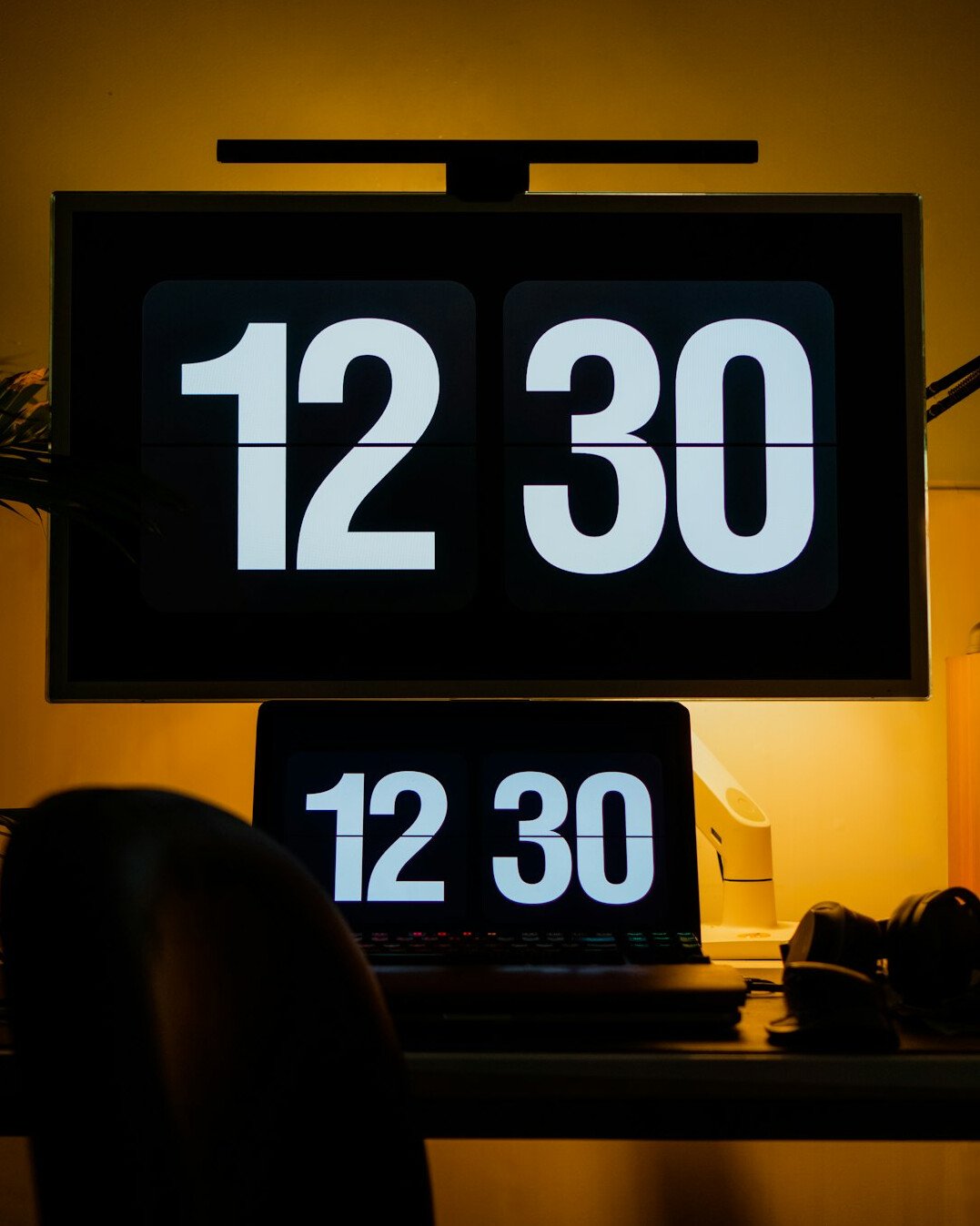 Code displayed on a monitor